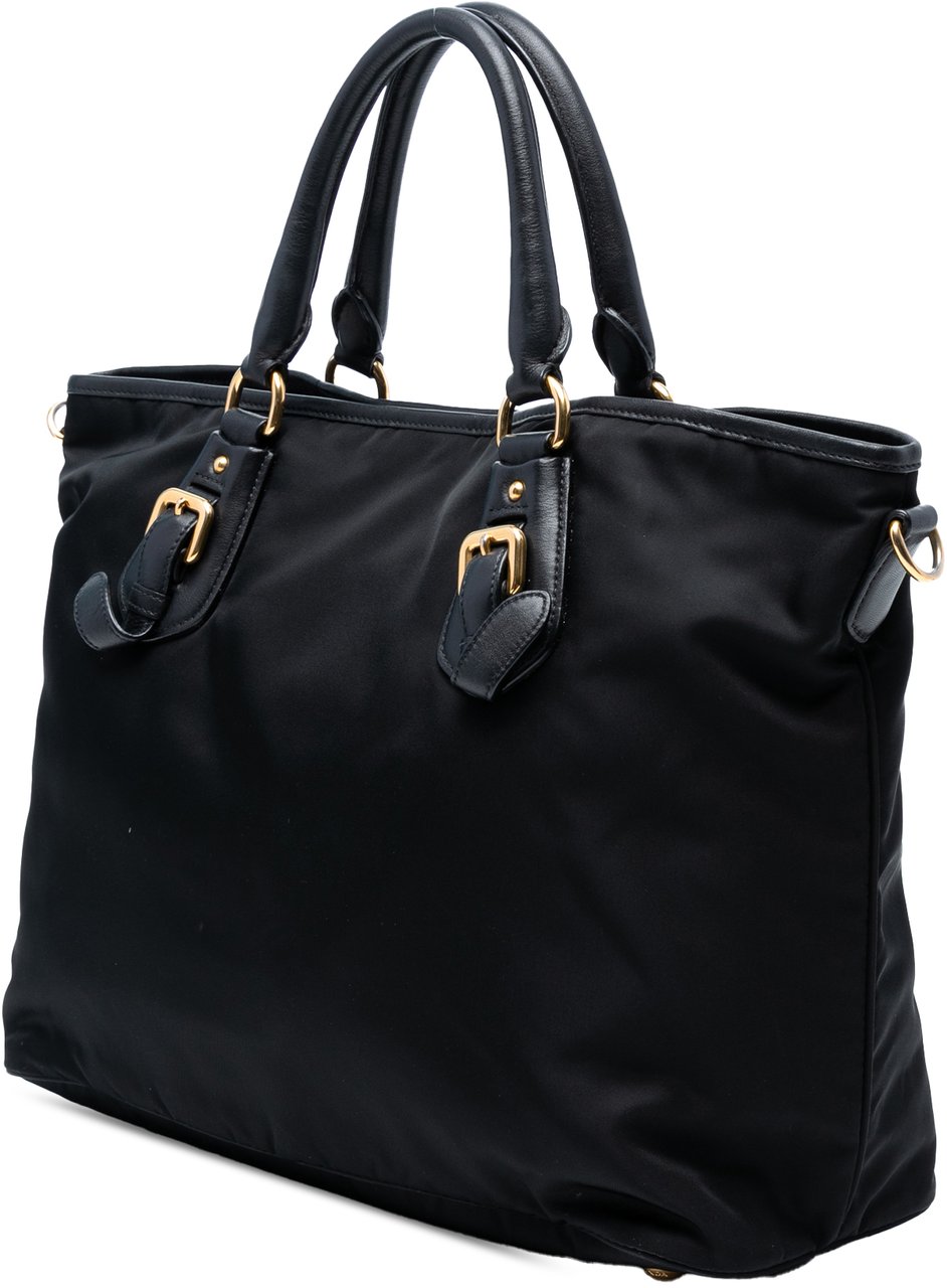 Prada Tessuto Satchel Zwart