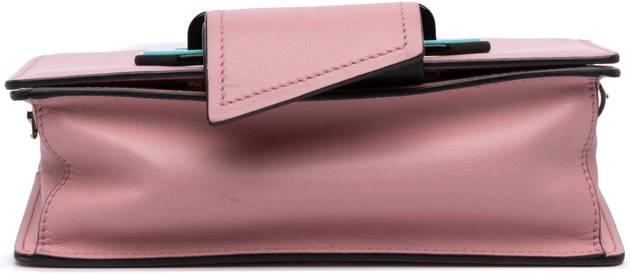 Prada City Calf Plex Ribbon Crossbody Roze