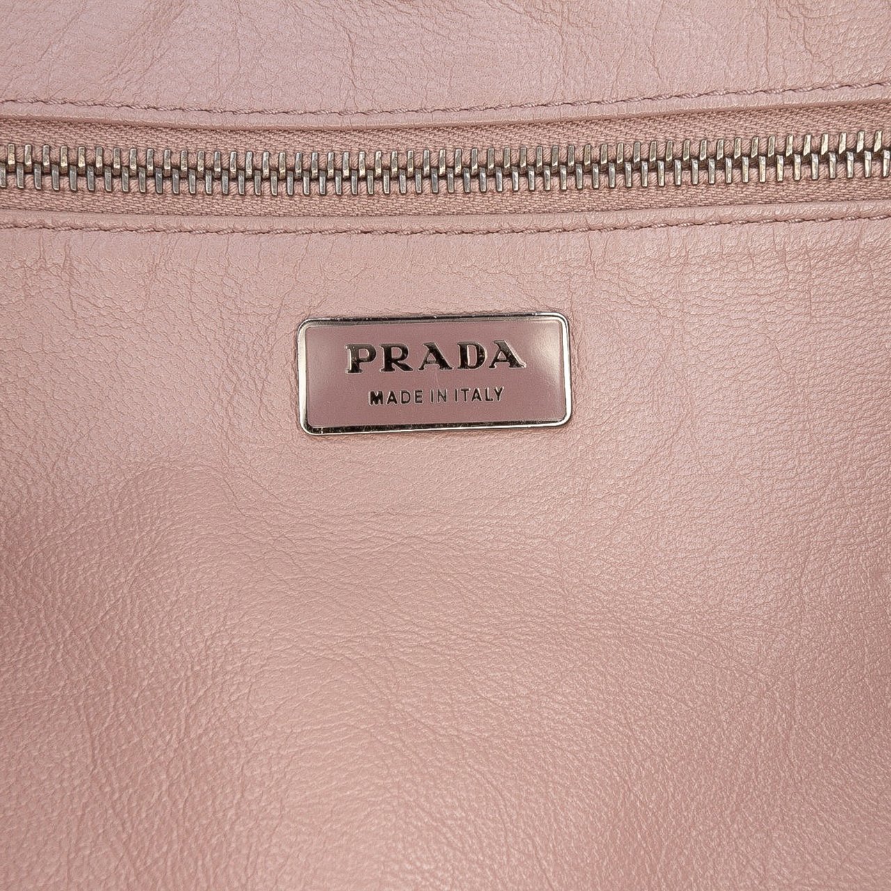 Prada Royal Calf Pushlock Shoulder Bag Bruin
