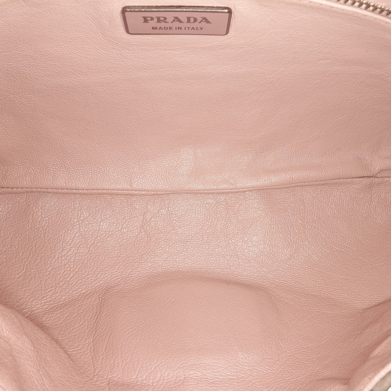 Prada Royal Calf Pushlock Shoulder Bag Bruin