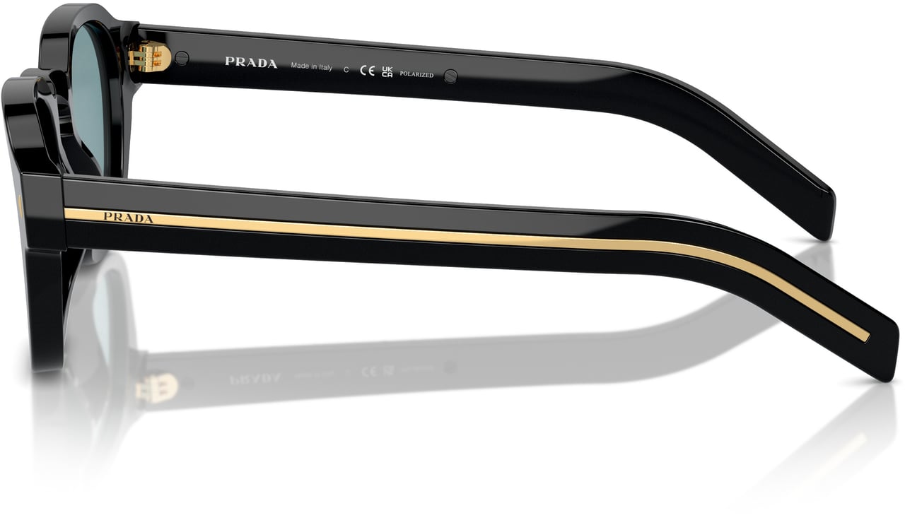 Prada 0pr A16s Square Acetate Sunglasses Blauw