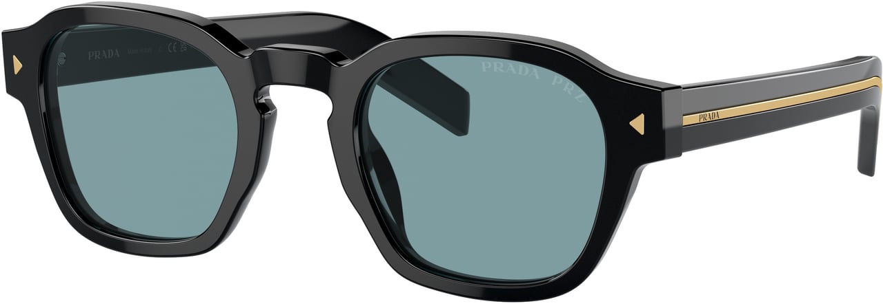 Prada 0pr A16s Square Acetate Sunglasses Blauw