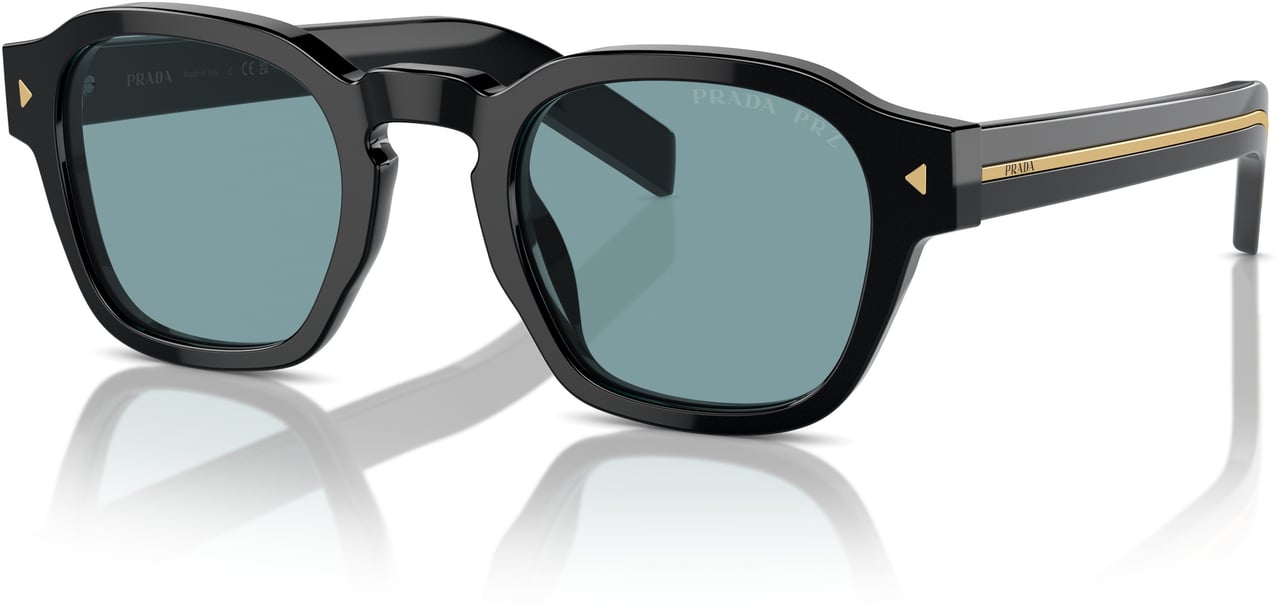Prada 0pr A16s Square Acetate Sunglasses Blauw