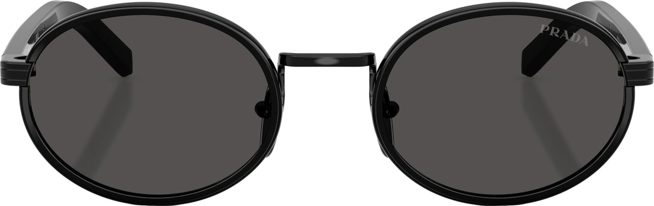 Prada 0pr B56s Oval Steel Sunglasses Grijs