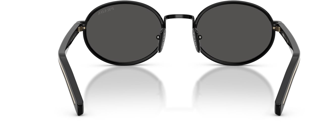 Prada 0pr B56s Oval Steel Sunglasses Grijs