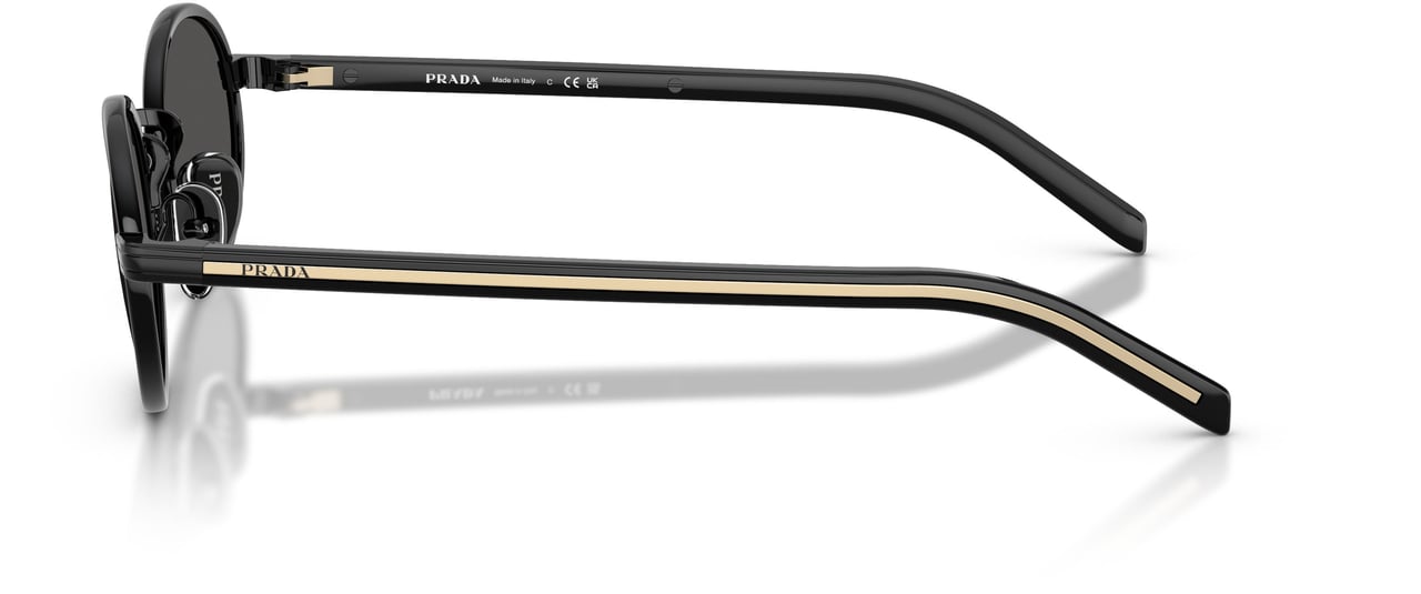 Prada 0pr B56s Oval Steel Sunglasses Grijs
