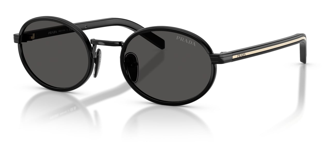 Prada 0pr B56s Oval Steel Sunglasses Grijs