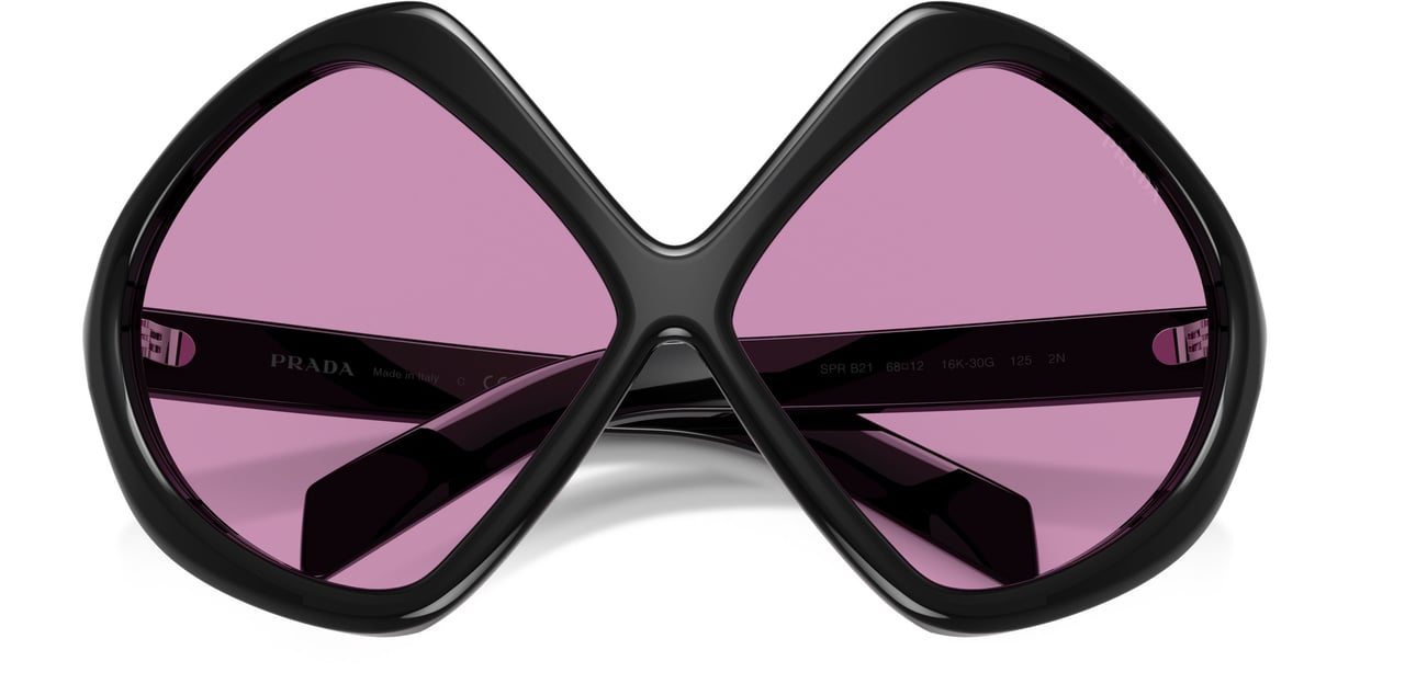 Prada 0pr B21s Oversized Geometric Frame Sunglasses Roze