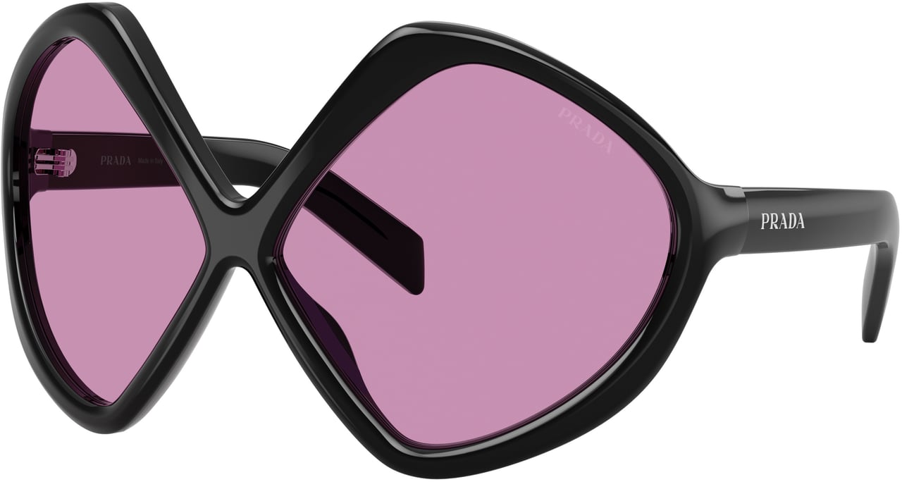 Prada 0pr B21s Oversized Geometric Frame Sunglasses Roze