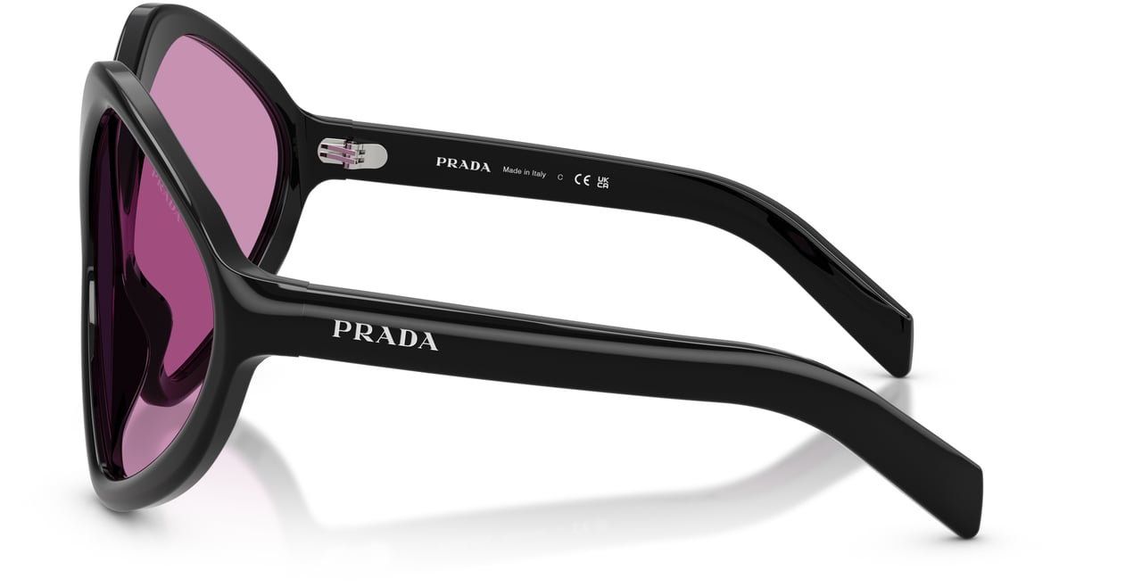 Prada 0pr B21s Oversized Geometric Frame Sunglasses Roze