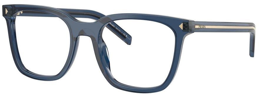 Prada Pr B11V Square Acetate Optical Glasses Grijs