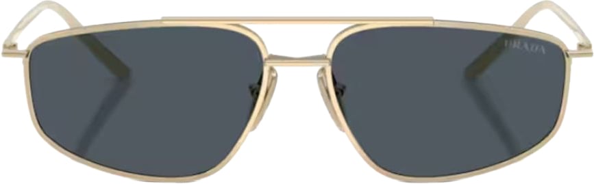 Prada 0pr C51s Gold Metal Frame Sunglasses Grijs