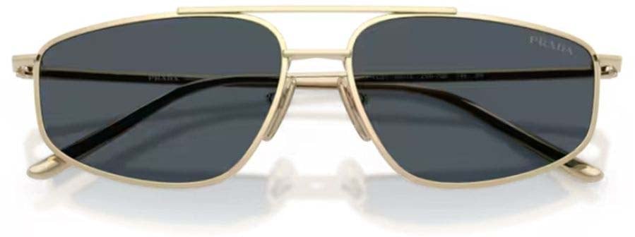 Prada 0pr C51s Gold Metal Frame Sunglasses Grijs