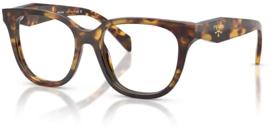 Prada 0pr C11v Classic Tortoiseshell Square Frame Eyeglasses Rood