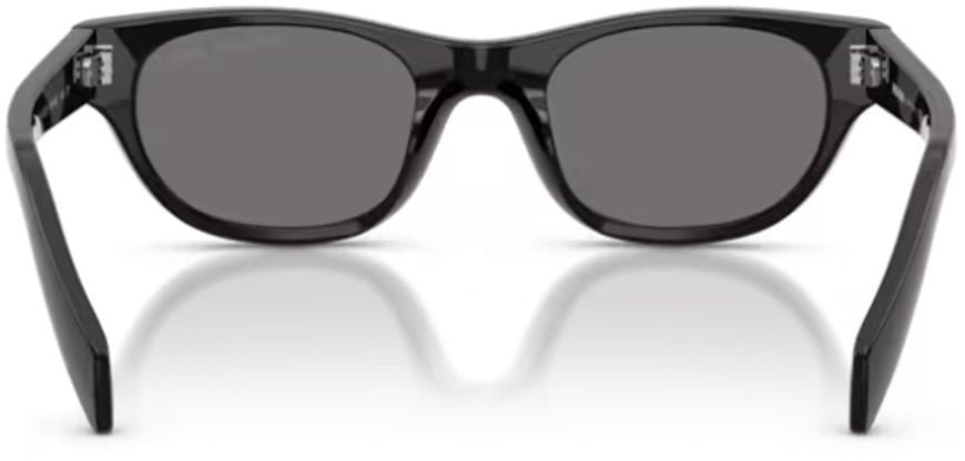 Prada 0pr C08s Glossy Black Acetate Sunglasses Grijs