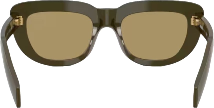 Prada Geometric Acetate Sunglasses With Iconic Logo Detail Neutraal