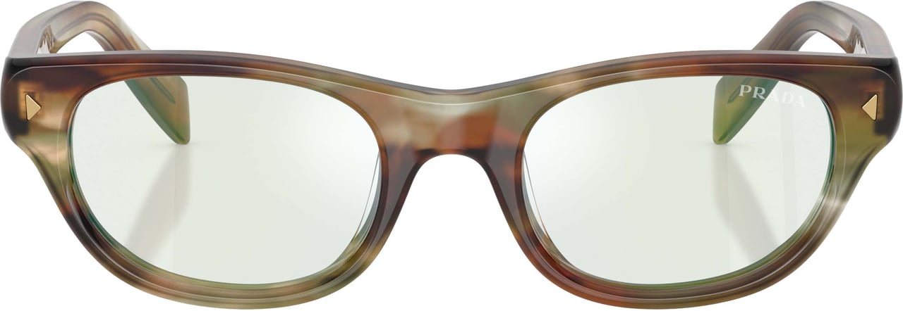 Prada 0pr C08s Rectangular Acetate Sunglasses Wit