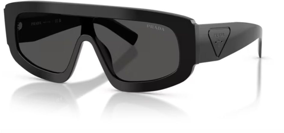 Prada 0pr D10s Oversized Rectangular Frame Sunglasses Grijs
