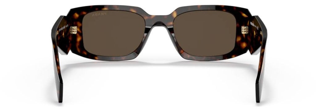 Prada 0pr 17ws Rectangular Tortoiseshell Sunglasses Grijs