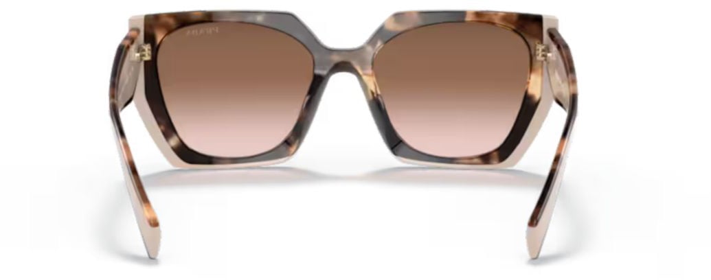 Prada 0pr 15ws Oversized Square Frame Tortoiseshell Sunglasses Grijs