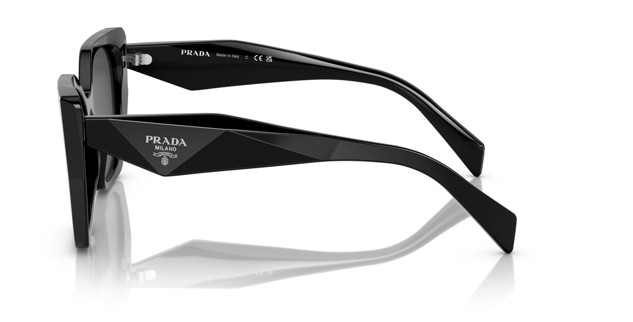 Prada 0pr 19zs Oversized Cat-Eye Sunglasses Grijs