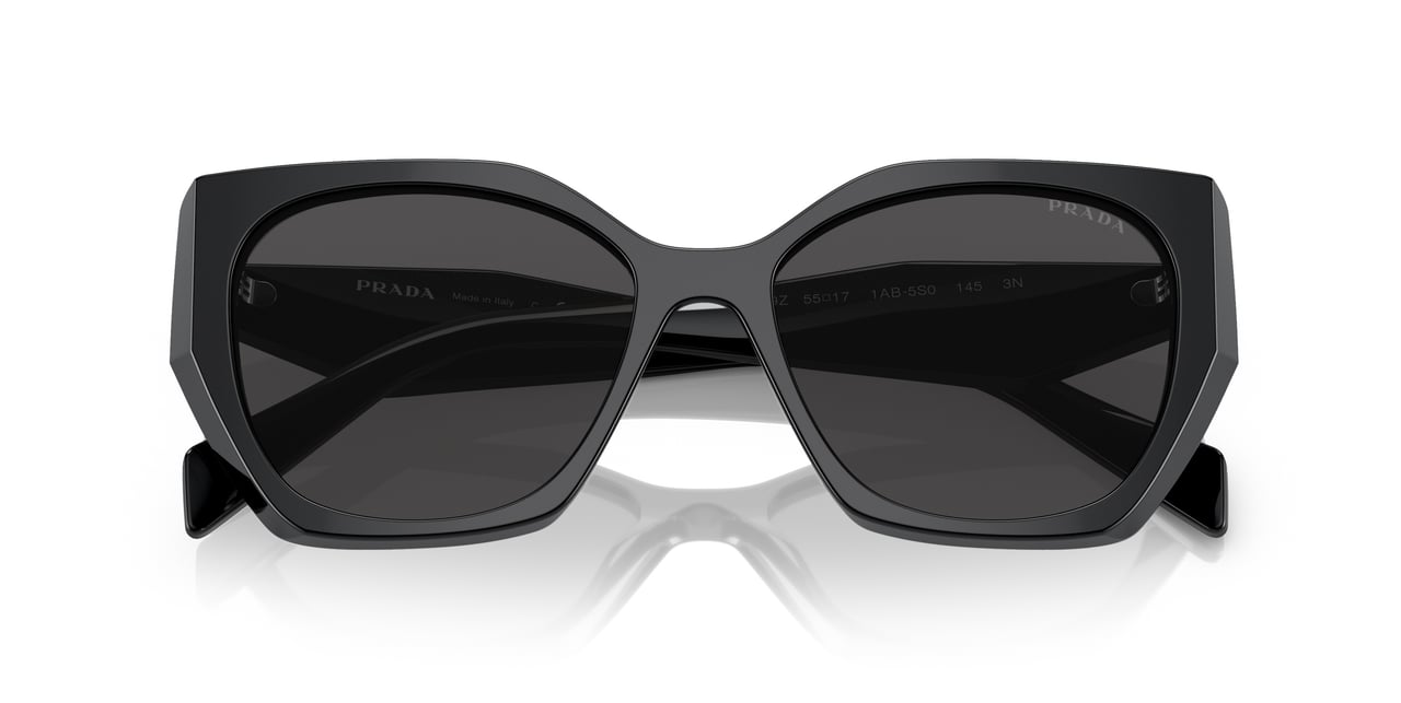 Prada 0pr 19zs Oversized Cat-Eye Sunglasses Grijs