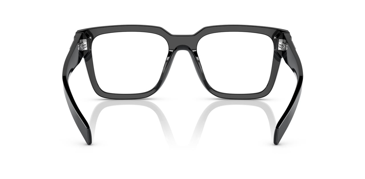 Prada Black 0PR 08ZV Acetate Eyeglasses Wit