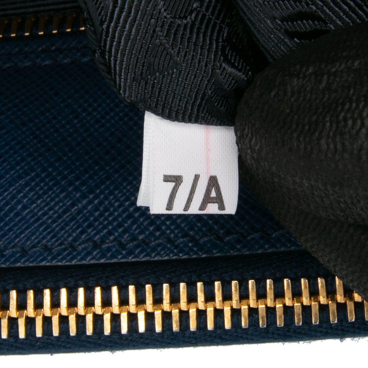 Prada Large Saffiano Lux Galleria Double Zip Tote Blauw