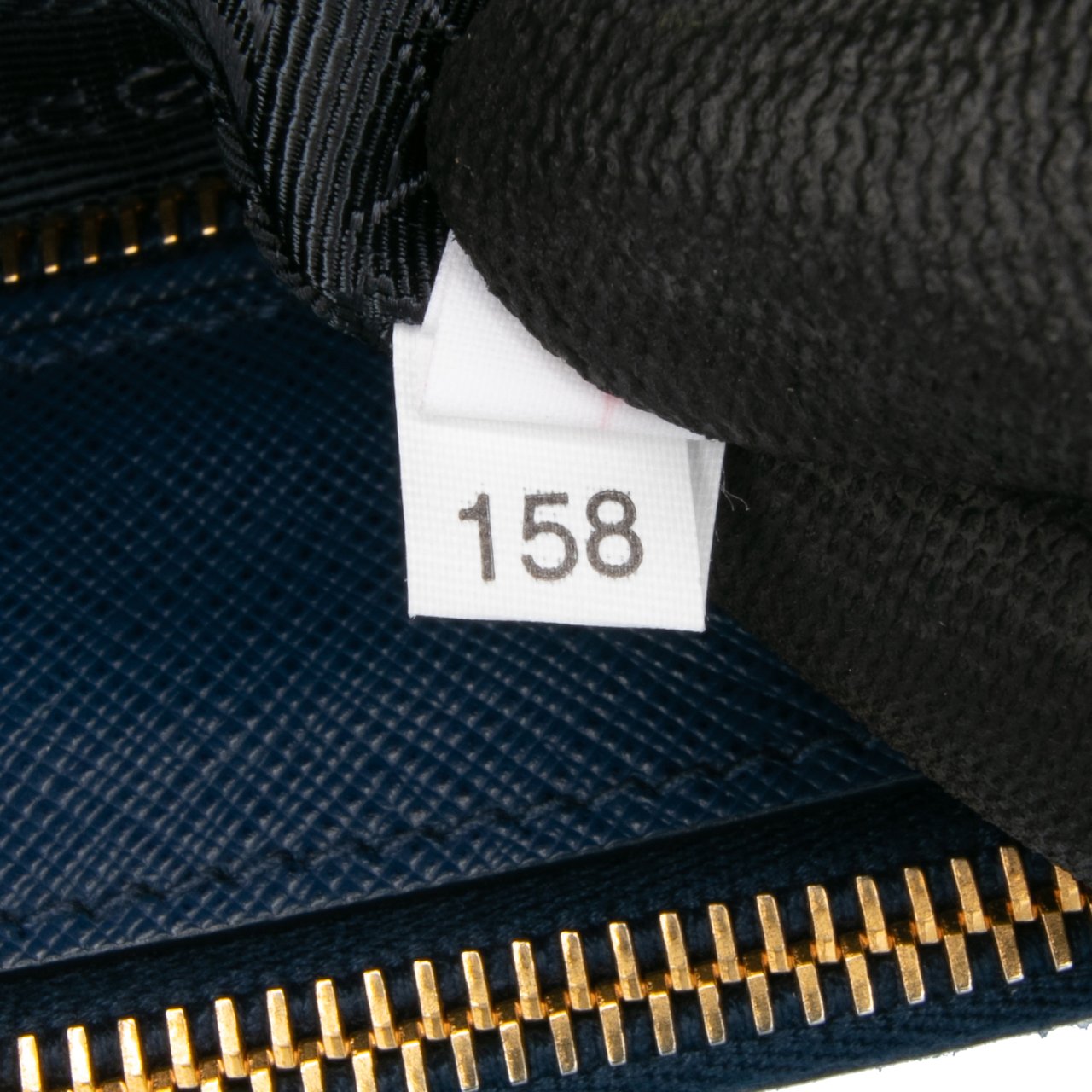 Prada Large Saffiano Lux Galleria Double Zip Tote Blauw