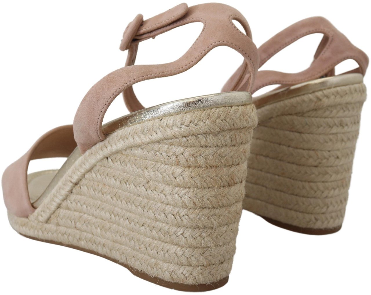 Prada Pink Suede Leather Ankle Strap Sandals Roze
