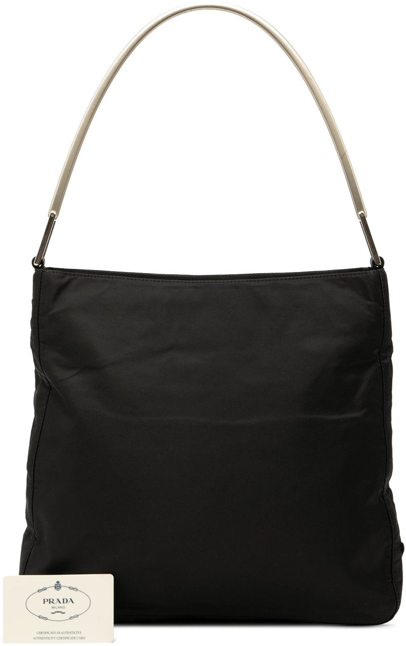 Prada Tessuto Shoulder Bag Zwart