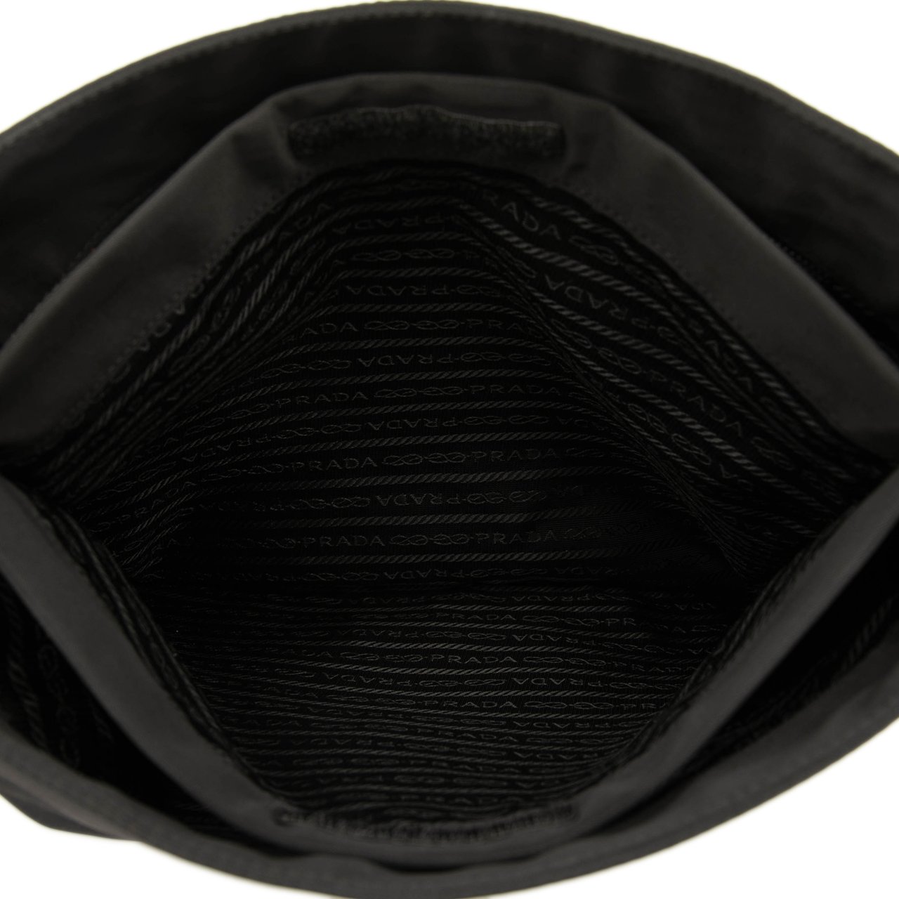 Prada Tessuto Shoulder Bag Zwart