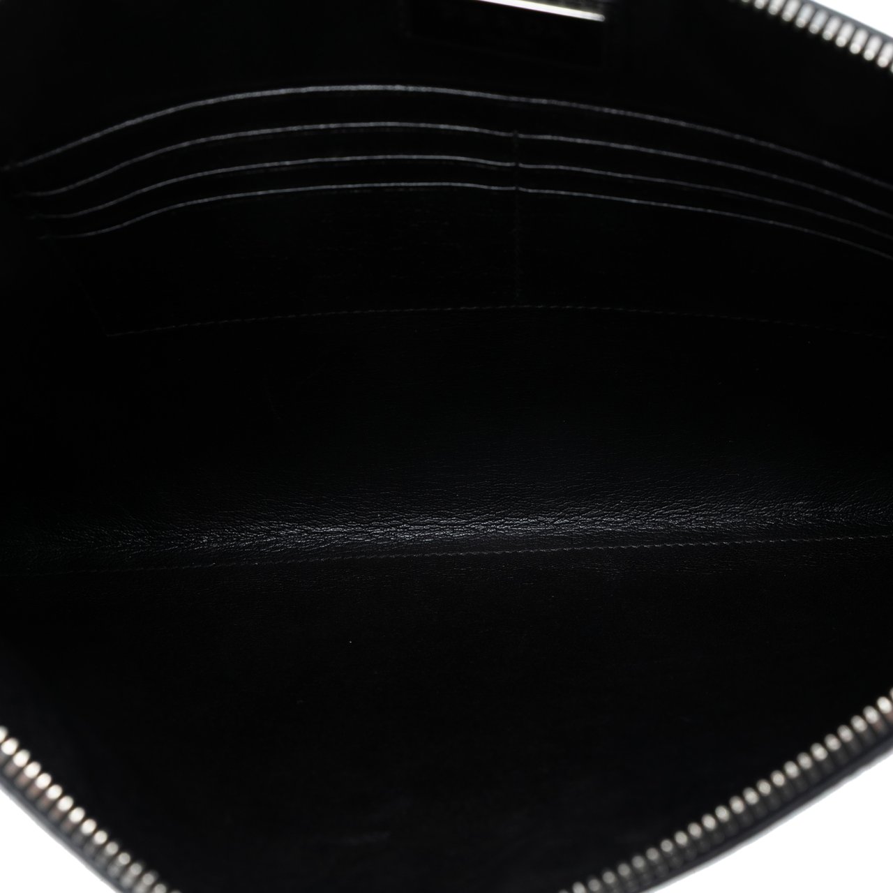 Prada Saffiano Clutch Zwart