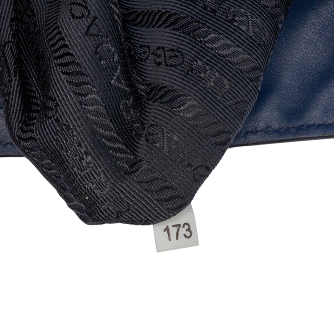 Prada Soft Calf Open Convertible Tote Blauw