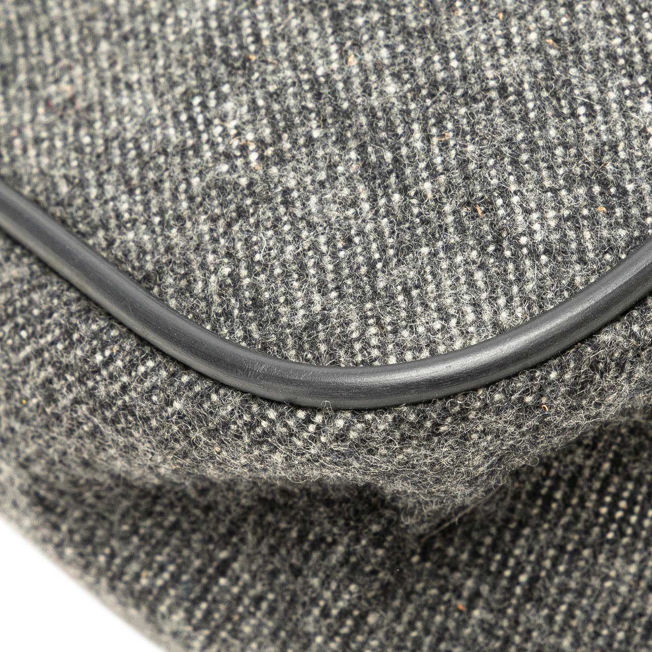 Prada Wool Shoulder Bag Grijs