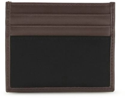 Prada Prada Brown Calf Leather Bos Taurus Wallet Bruin