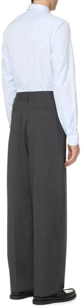 Prada Prada Blue Cotton Dress Shirt Blauw