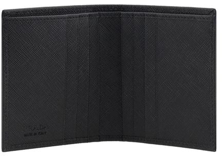 Prada Prada Black Nylon Wallet Zwart
