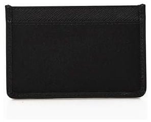 Prada Prada Black Nylon Cardholder Zwart