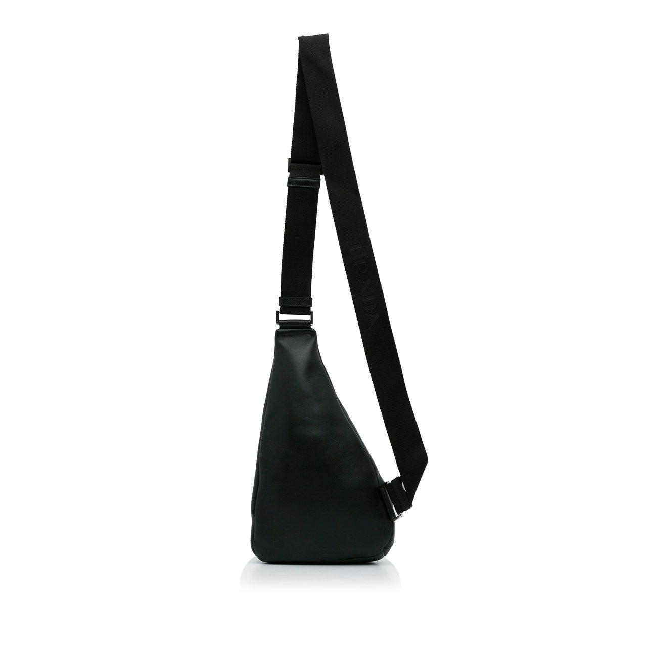 Prada Prada Cross Leather Bag Zwart