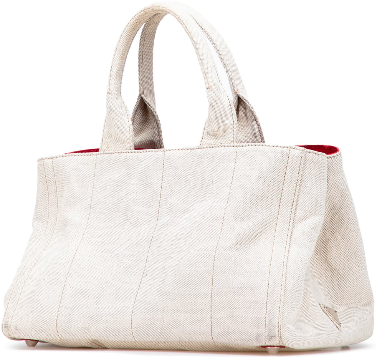 Prada Canvas Canapa Mistolino Tote Bruin