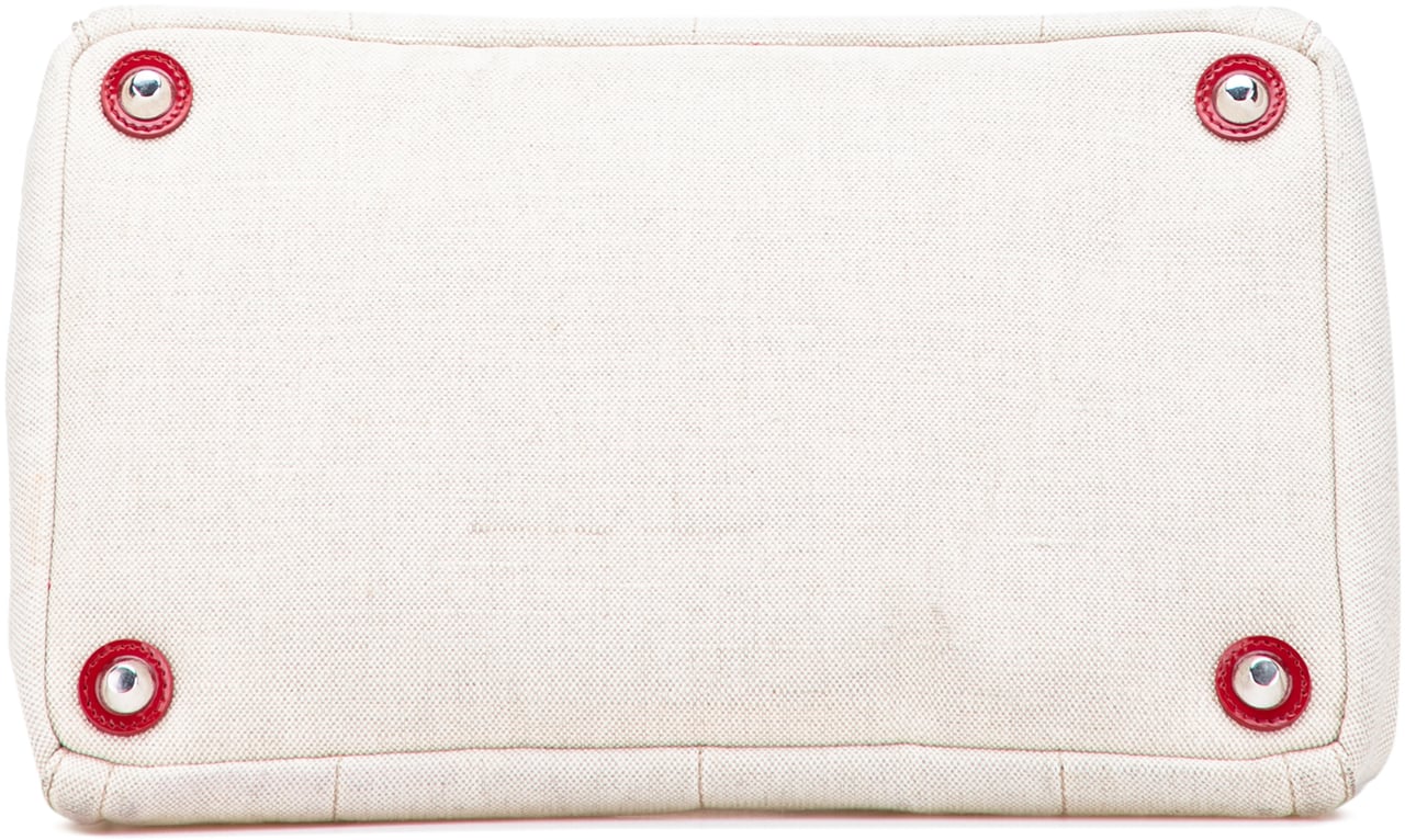 Prada Canvas Canapa Mistolino Tote Bruin