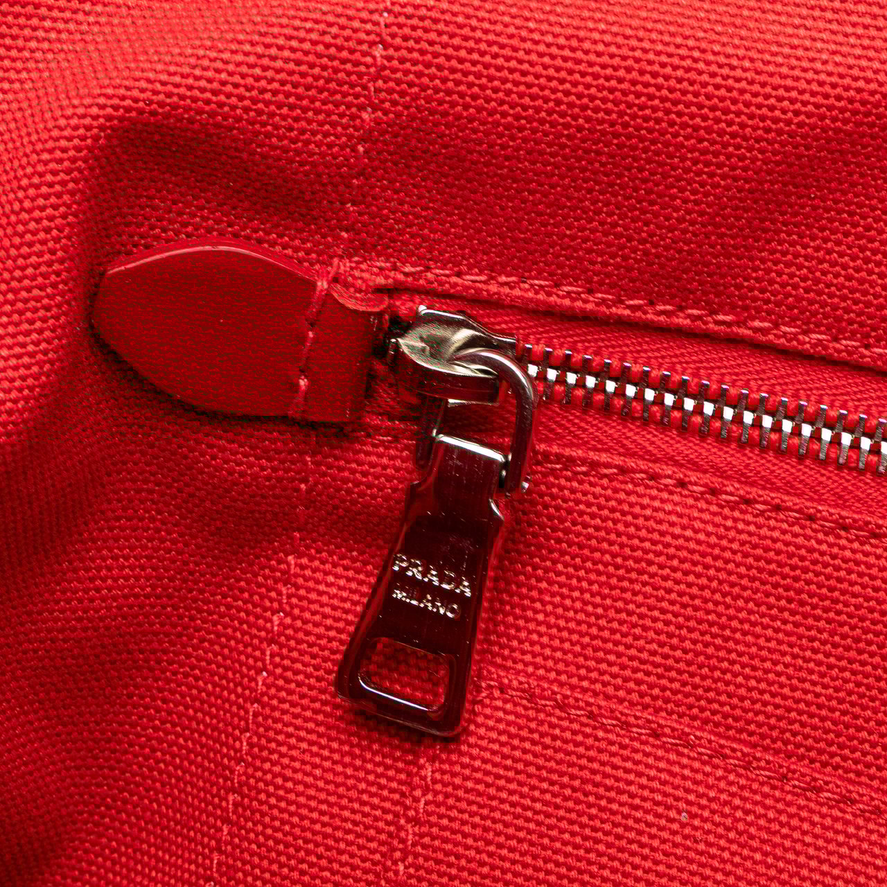 Prada Canvas Canapa Mistolino Tote Bruin