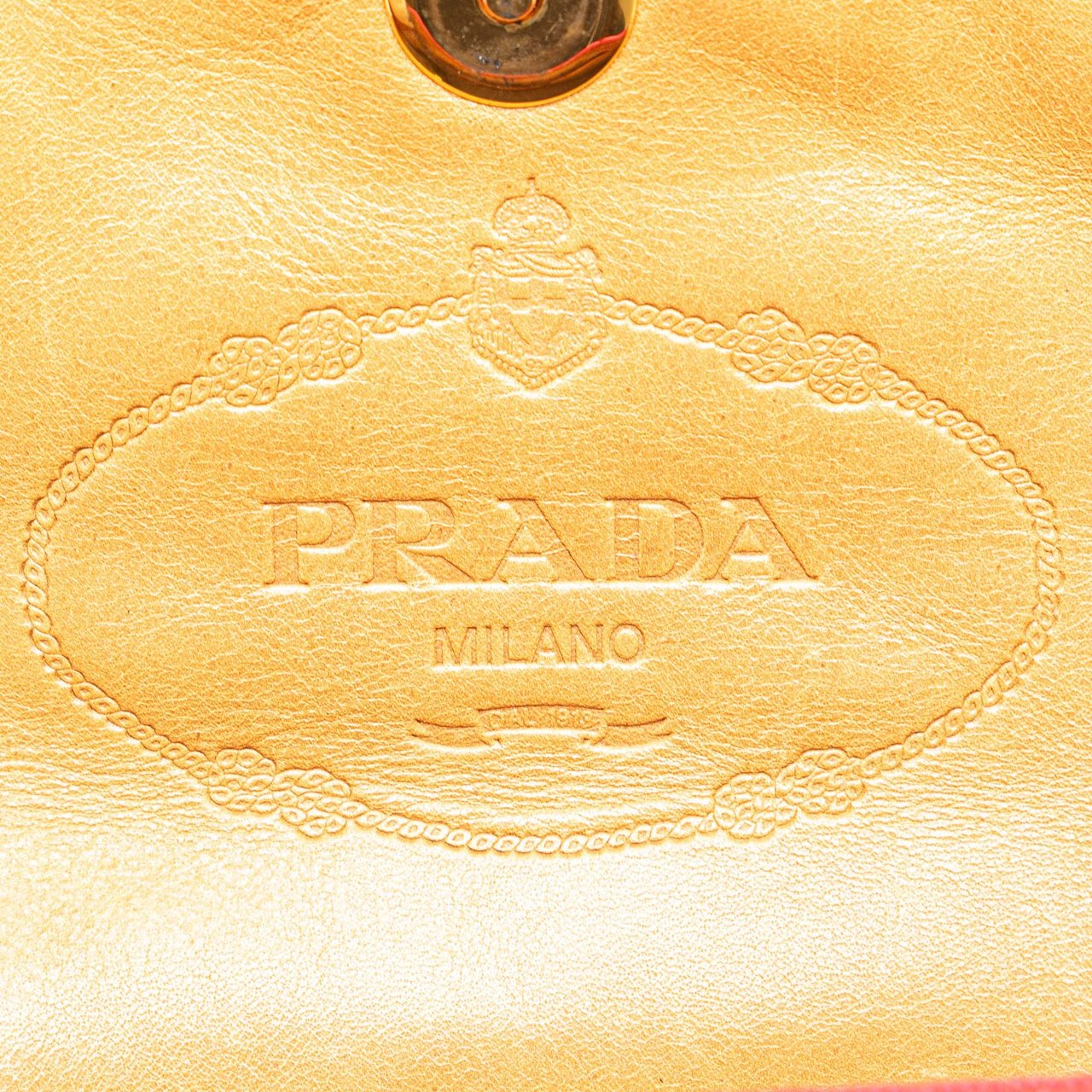 Prada Canapa Righe Crossbody Rood