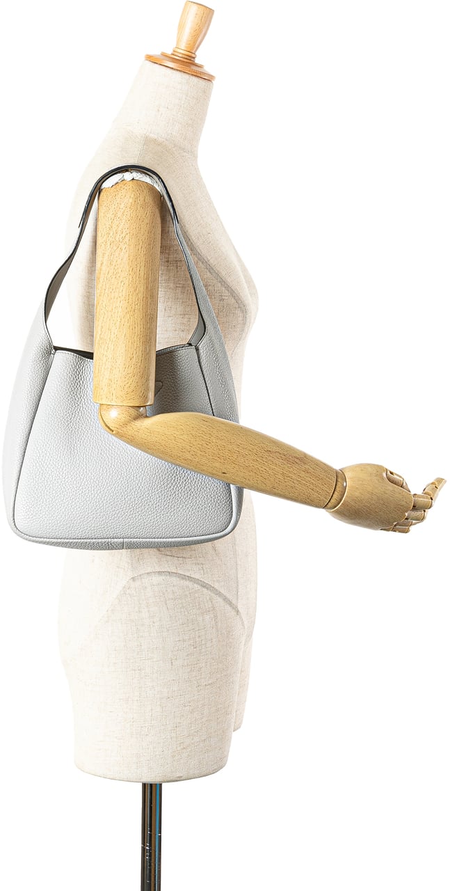 Prada Vitello Daino Dynamique Hobo Wit