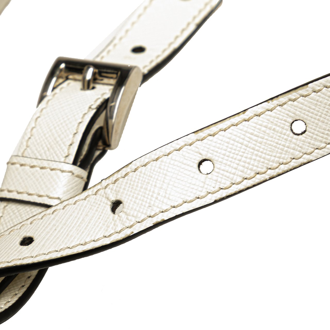 Prada Saffiano Harness Crossbody Pouch Wit