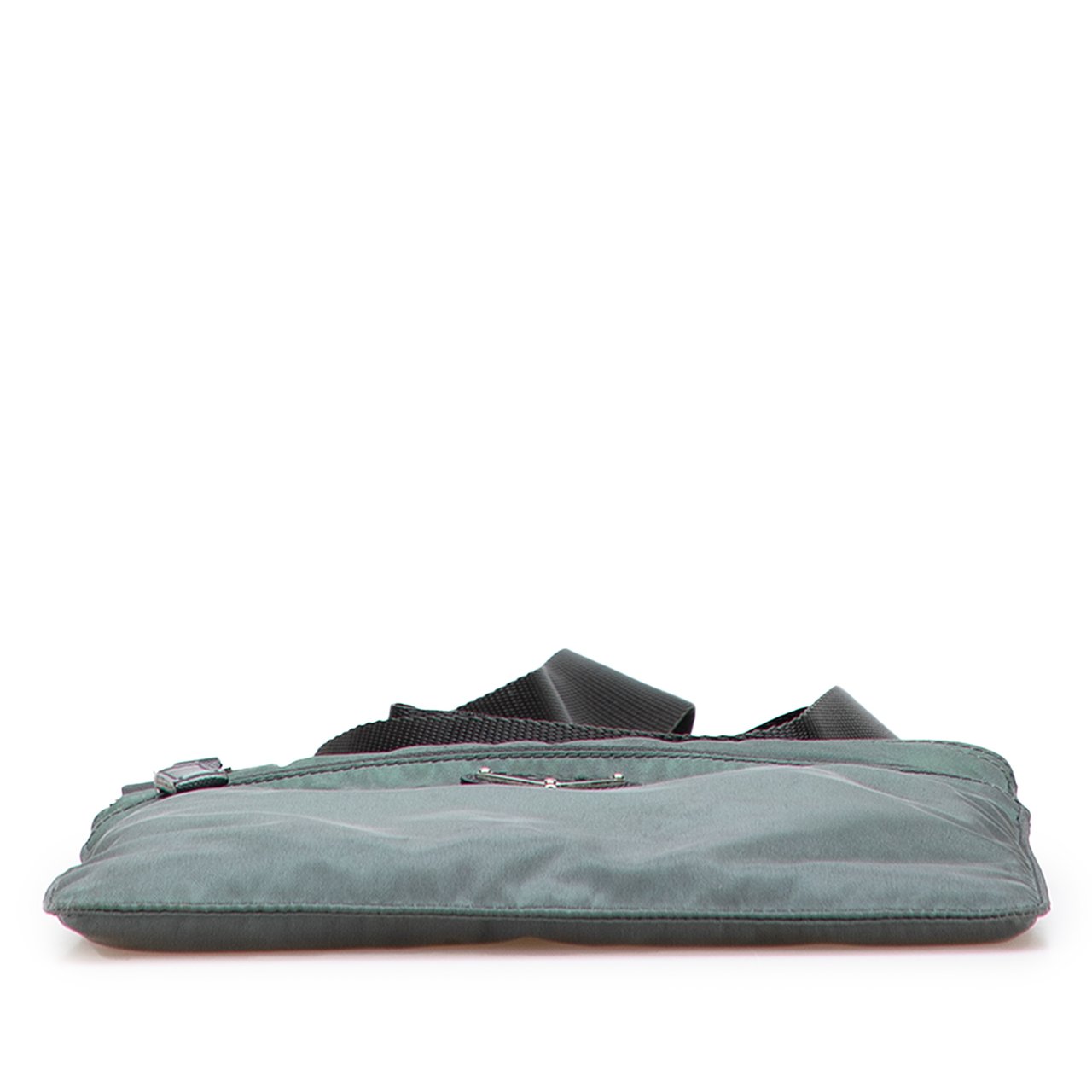Prada Tessuto Zip Top Crossbody Groen