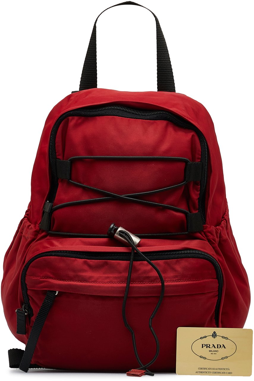 Prada Tessuto Backpack Rood
