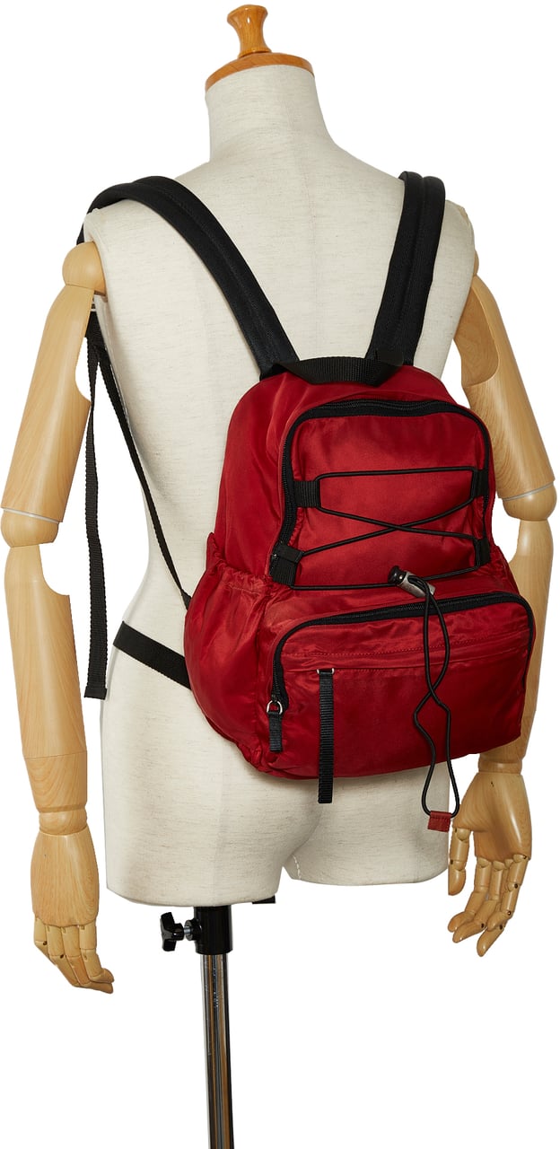 Prada Tessuto Backpack Rood