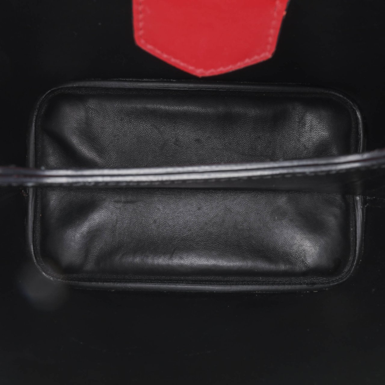 Prada Medium Saffiano Cuir Panier Satchel Rood